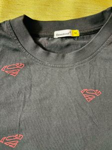 bewakoof crop top Superman Graphic T-Shirt