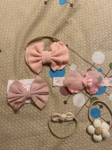 3-Pack Baby Bow Headbands - Classic Kk Colors