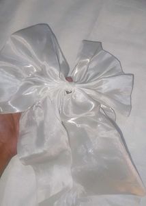 Elegant White Bow