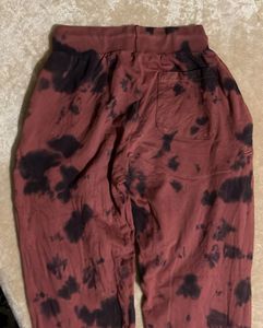 Aesthetic Red Black Joggers