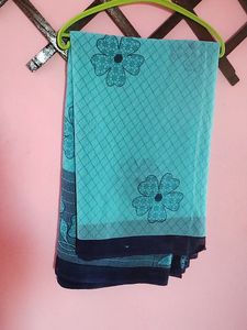 Georgette Saree New No Tag