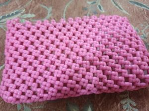 Vintage Chic Pink handmade clutch