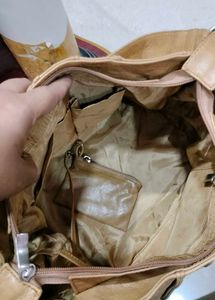 Stylish Tan Leather Shoulder Bag