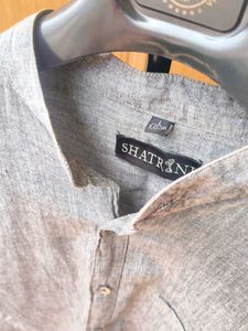 100% Cotton Men's Casual Shirt | Grey