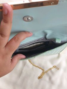 Green Shimmery Bag