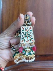 meenakari and kundan Necklace Set