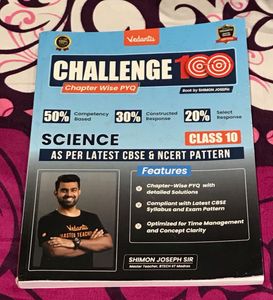 Class 10 Science Challenge PYQ Book