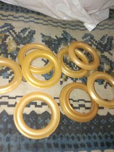 Curtains Rings Total Eight Sets