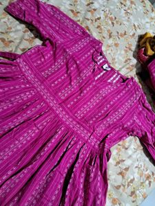 Women's Ethnic Pink Co-ords Set