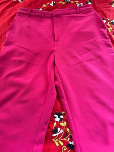 Vibrant Pink Wide Leg Pants