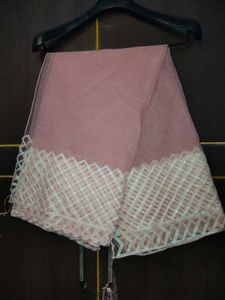 Elegant White &amp; Pink Embroidered Kurta Set