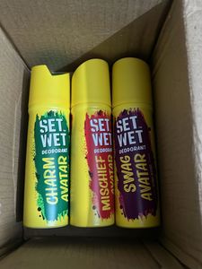 Set Wet Deodorant Trio - Charm, Mischief, Swag