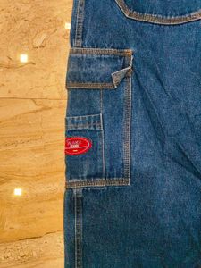 Vintage Wide Leg Cargo Unisex Jeans