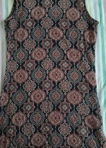 Ethnic Print Sleeveless kurti