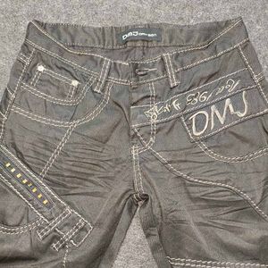 DMJ DayMen 'Y2K Biker' Contrast Stitch Jeans