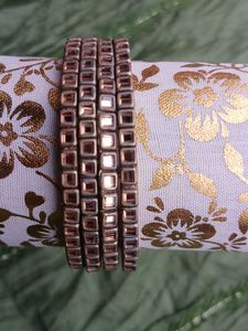 Sparkling Square Stone Bangles
