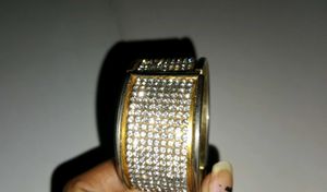 Sparkling Rhinestone Bangle Bracelet