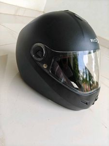Steelbird Matte Black Full Face Motorcycle Helmet