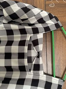 Monochrome Checkered Dress