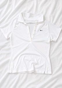 Nike White Polo Shirt