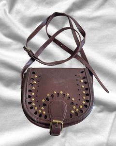 Vintage Leather Brown sling bag
