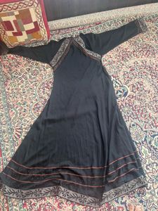 Elegant Black Embellished Abaya