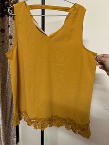 Sale Vero Moda Lace Trim Top