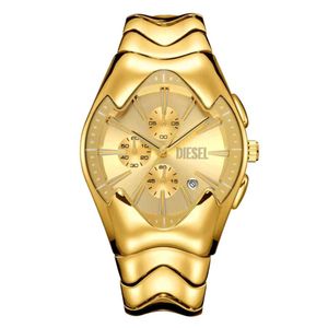 Gold Diesel Chronograph WatchPremium  For mens