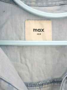 Blue Denim Shirt Dress
