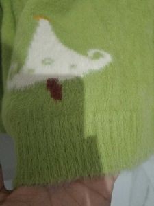 Cute Green Winter Sweater