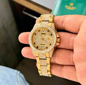 Rolex Sparkling Gold-Tone Watch