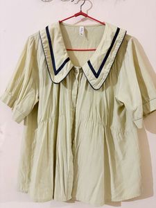 Cute Sailor Collar Top