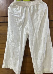trendy linen white pants