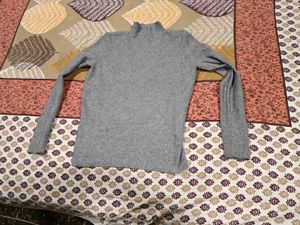 Cozy Grey Turtleneck Sweater