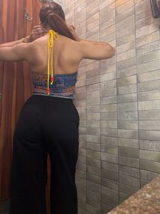 Boho Sun &amp; Moon Print Tube Top