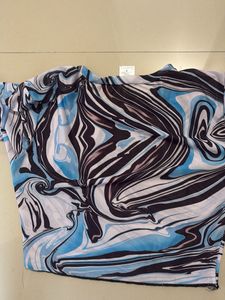 Abstract Pattern Crop Top