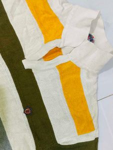 Striped Polo T-shirt