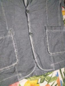 women's Grey Casual Blazer