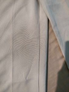 Beige Wide-Leg Trousers