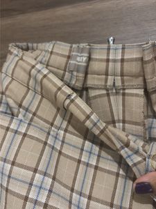Chic Plaid Trousers