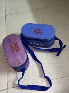 Combo of 2 Milton Double Decker Plastic lunchbox