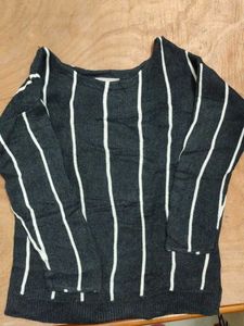 Striped Knit Sweater