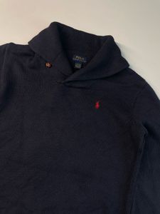 Polo Ralph Lauren Navy Shawl Collar Sweater