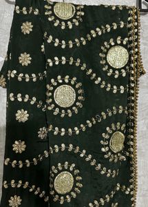 Beautiful Designer Sharara Suit In Pure Crepe