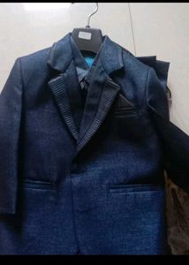 Party Wear Coat Suit For 1 Year Baby