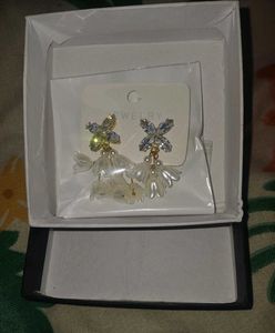 ISHTAARA Gold-Plated Stainless Steel Earrings