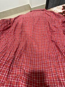 Levi's Red Plaid Slim Fit Shirt Size XXL