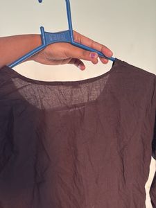Elegant Brown Kurta short Kurti