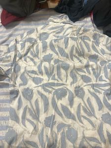 Retro Floral Print Short Sleeve Shirt