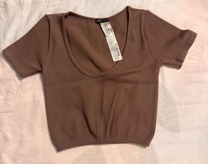 ZARA Original – Ribbed Cropped Top